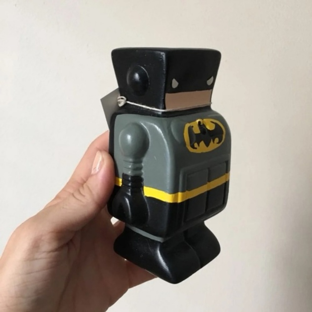 NEW Handmade Batman Coin Bank | Hand-Painted Piggy Bank | Comic Book Collectible - Picture 2 of 5